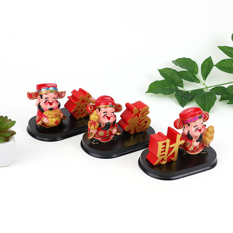 招财猫/水晶树摆件/狮子头工艺品产品图