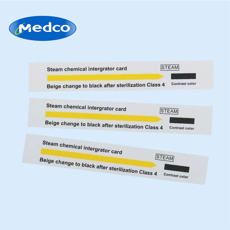 Cross-border exclusive medical pressure sterilization English packaging chemical indication card, disinfection indication strip, sterilization indication card