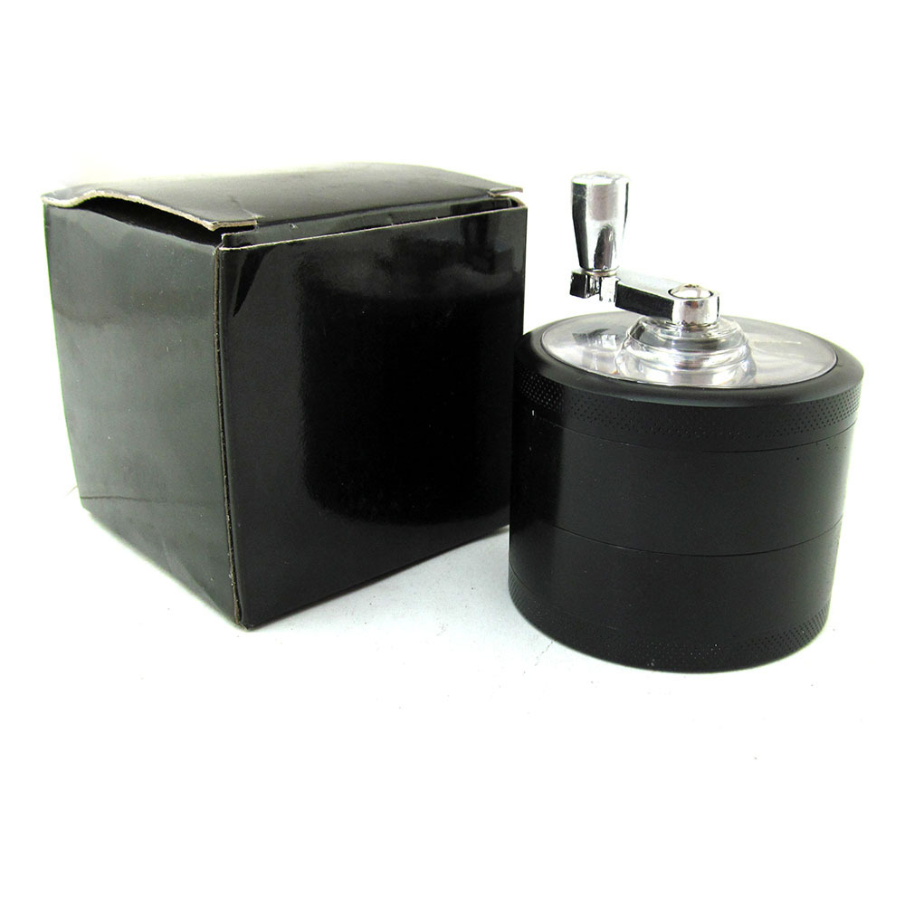 手摇磨烟器金/Grinde白底实物图