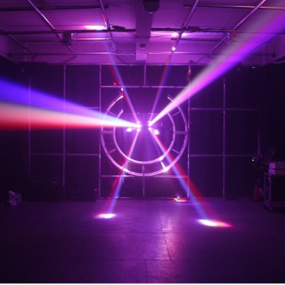 Double-head 12-beam, 16-beam beam, single-head moving head, private room ktv flash, stage lighting, rotating laser light Application Scenario