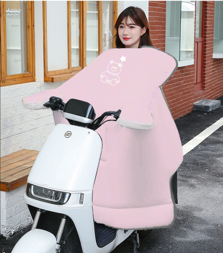 电瓶车防风被产品图