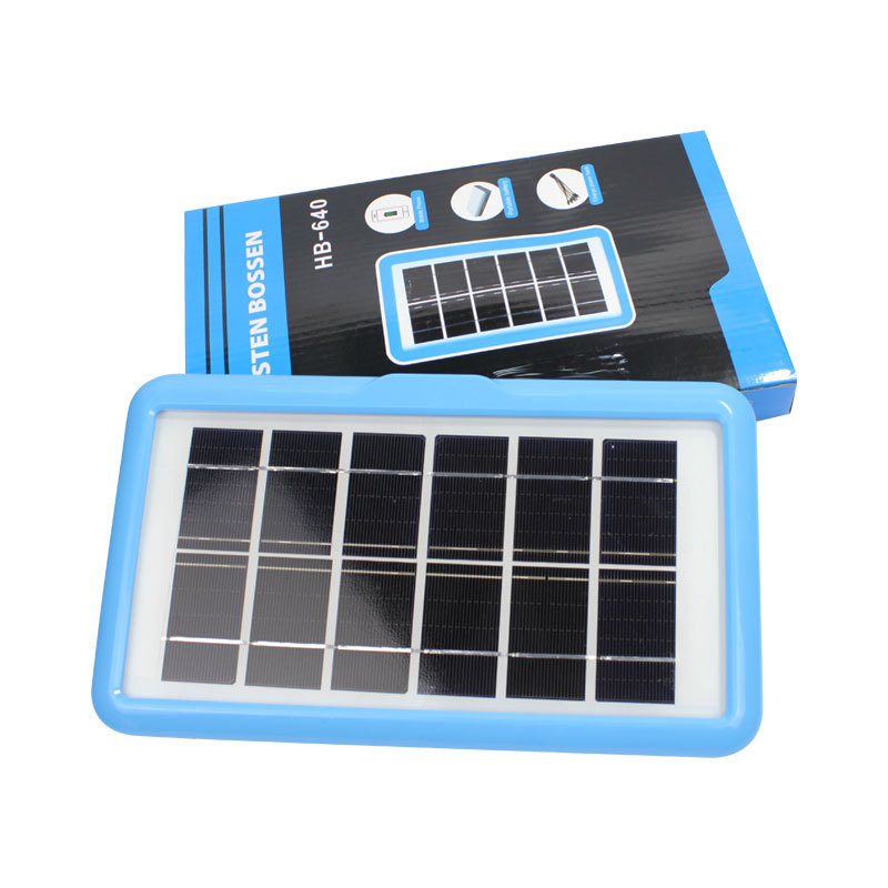 2W 4W 6W 8W太阳能板光伏板便携式太阳能充电板太阳能发电充电宝