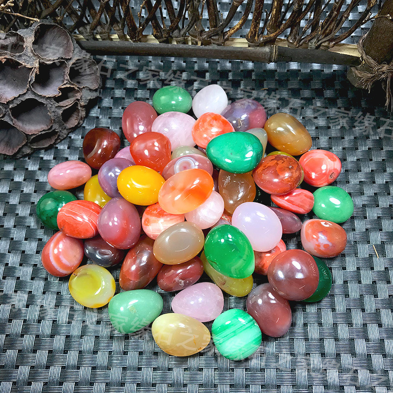 Nanjing Yuhua Stone Raw Stone Natural Pebble Fish Tank Stone Flower Pot Colored Stone Colorful Stone Small Stone Colorful Stone Item Picture