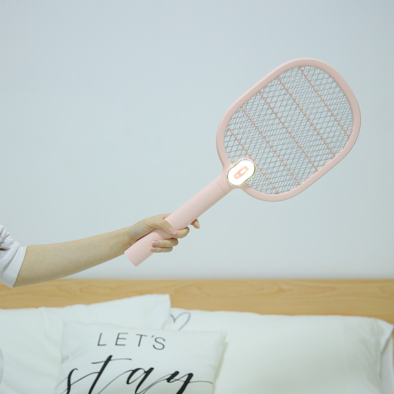 Original manufacturer: Sanhuo 325 Xiaowen electric mosquito swatter, USB charging, household fly swatter, mosquito killer swatter, LED electric mosquito swatter Specification image