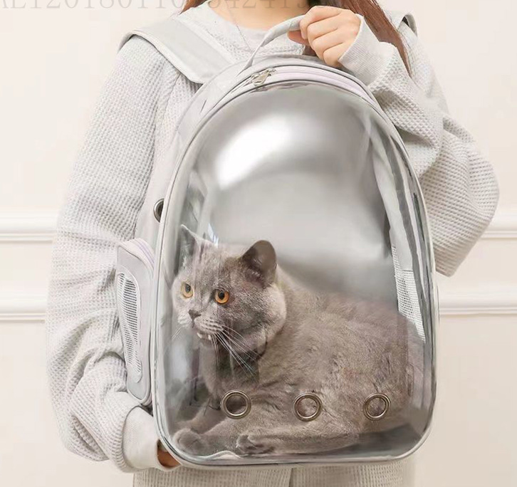 宠物用品猫包太空舱背包外出便携宠物包猫咪透明背包