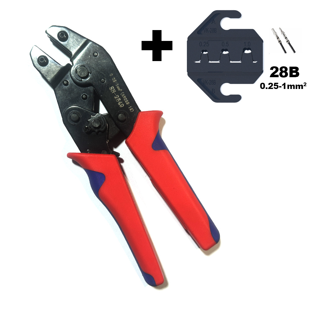 Sn-48B Car Plug-In Crimping Pliers Multi-Pliers Select Crimping Pliers Bare Terminal Insulated Terminal Tubular Terminal Application Scenario