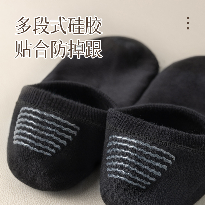 Summer boat socks for women that don't fall off, pure cotton wholesale antibacterial and deodorizing short socks for women, solid-colored all-cotton short socks that are thin Application Scenario