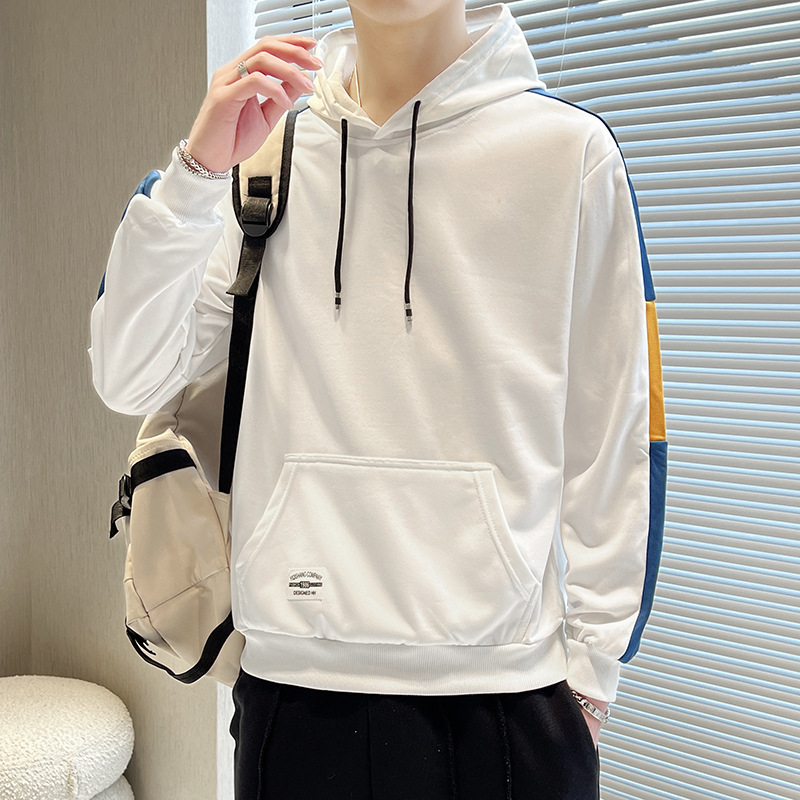 时尚潮流圆领卫衣男士春秋季新款青少年长袖潮牌休闲运动衣服