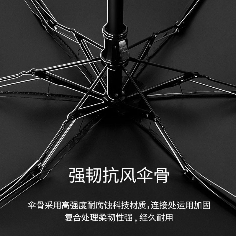 6 Bone Umbrella Wholesale 50% Discount Small Portable Ultra-Light Sunshade Anti-Storm Advertising Gift Customized Specification drawing