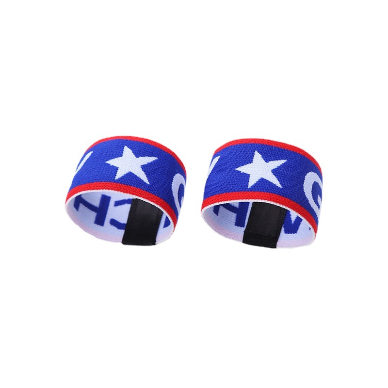 Red Chinese style sports wrist Kids sports small wrist guard basketball running text wrist band Hip Hop fitness band Item Picture