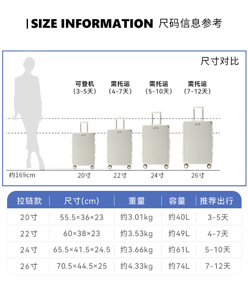 商务行李箱26寸详情40