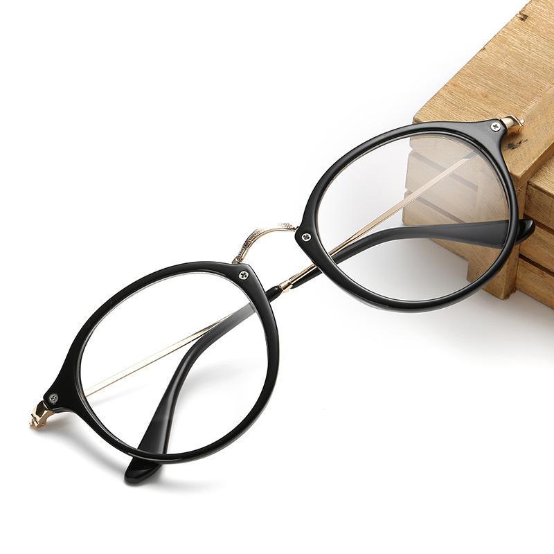 新款防蓝光眼镜框潮流眼镜架 复古文艺金属平光镜可配近视镜8807