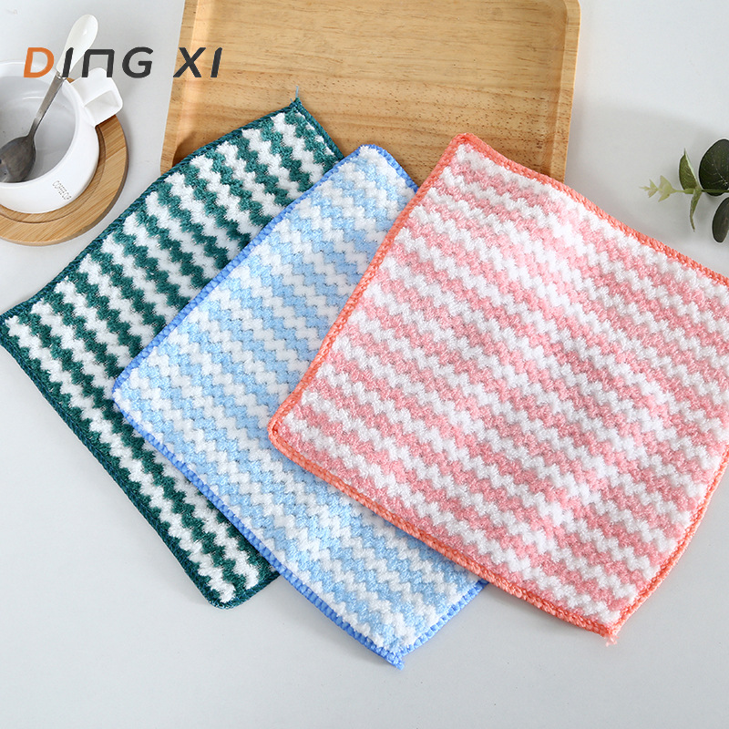 Cationic Dishwashing Cloth Kitchen Dishwashing Cloth Does Not Stick To Oil Absorbent Does Not Drop Hair Household Goods Cleaning Cloth Wholesale details Picture