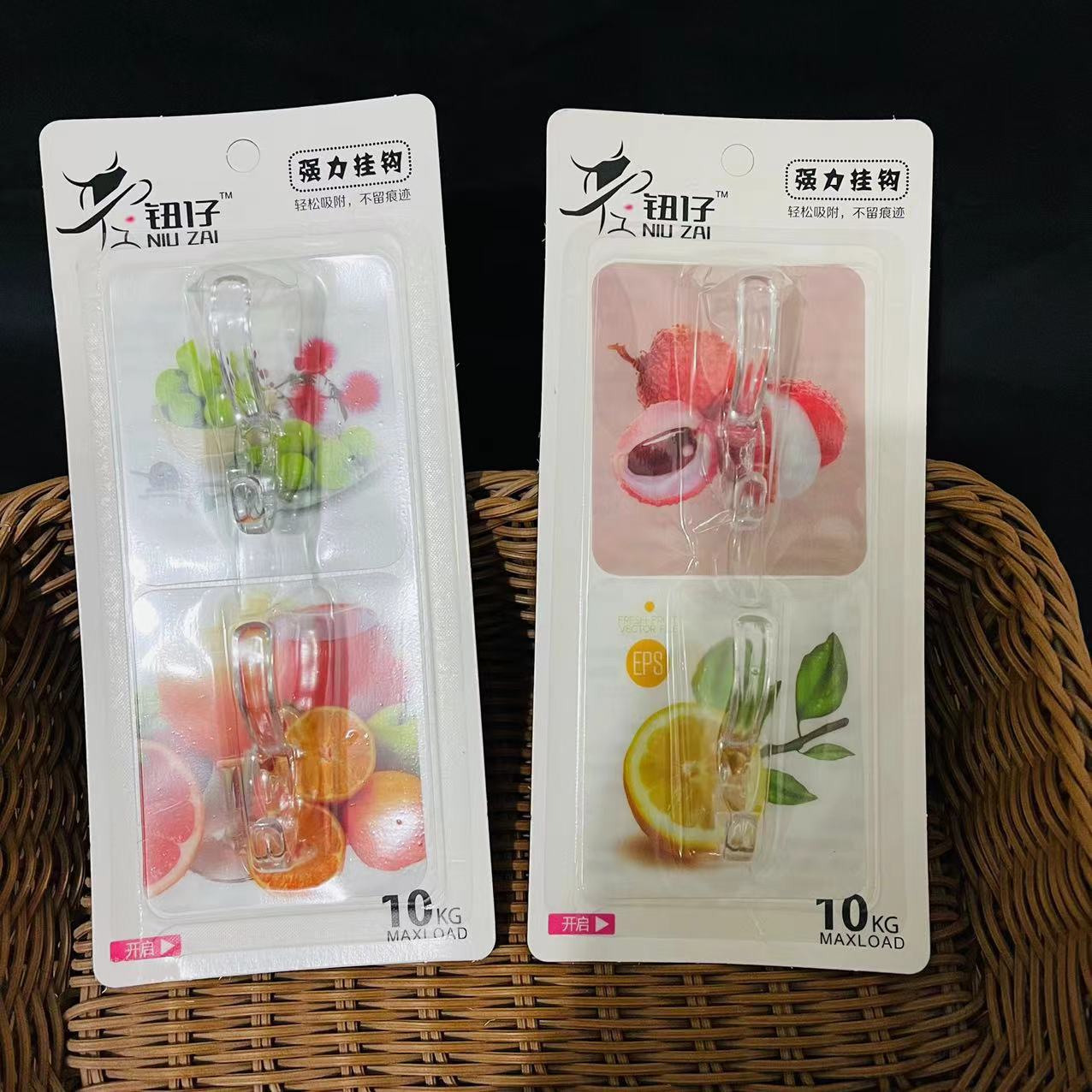 2 coat and hat hooks, adhesive hooks, daily household adhesive hooks, bathroom and kitchen hooks, no need for drilling, one yuan supply details Picture