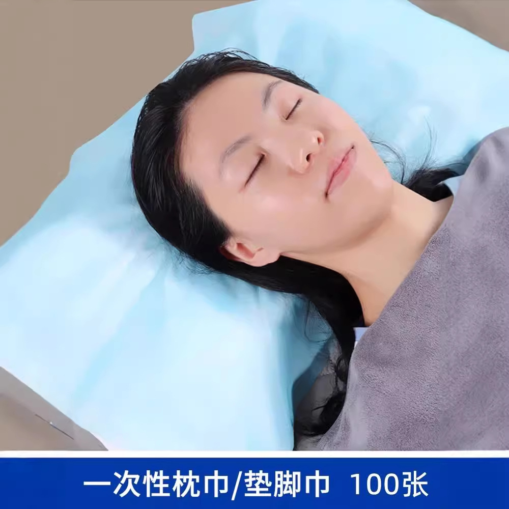 Disposable square towels, waterproof oil, non-thickened pad towels, pillowcases, beauty salon-specific nail art non-woven fabric pad towels, foot pads Specification image