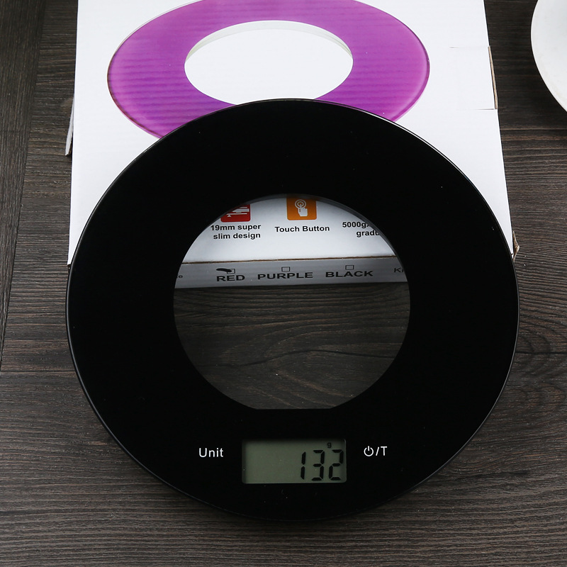 源头厂家跨境钢化玻璃厨房秤家用烘焙食物料理多用途电子秤