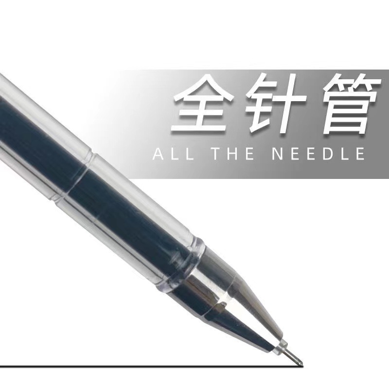 Zhixin G-2501 gel Pen, 0.5mm full needle, black, red and blue signature pen, water-based pen for exams, office and business Application Scenario