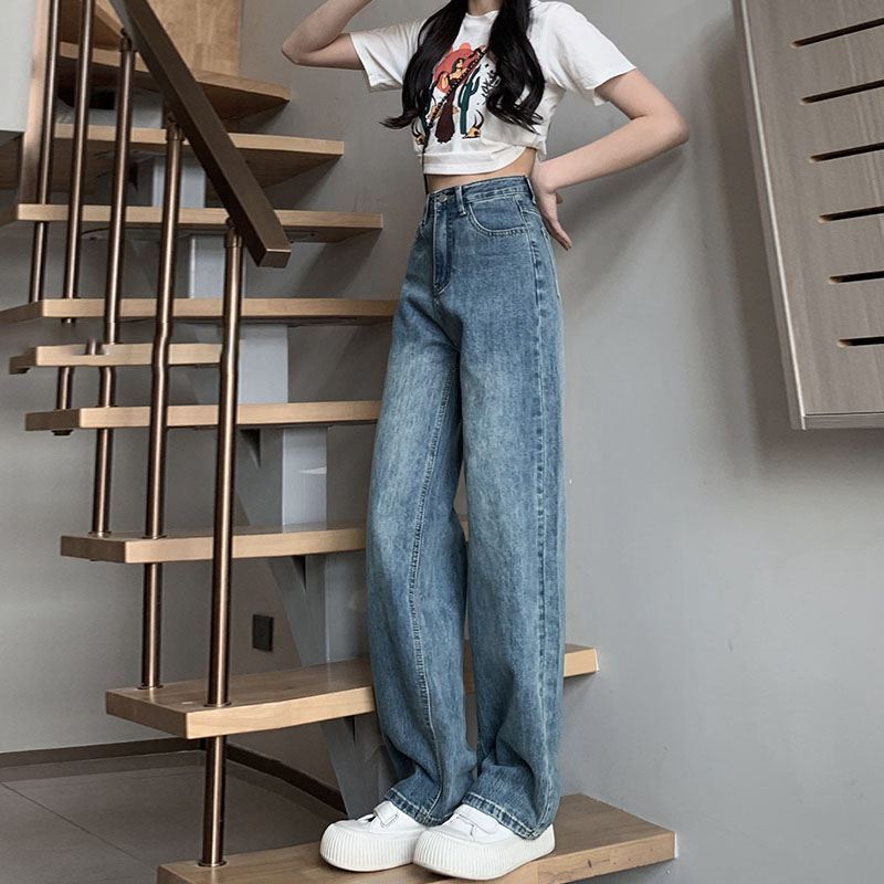女式牛仔裤实物图