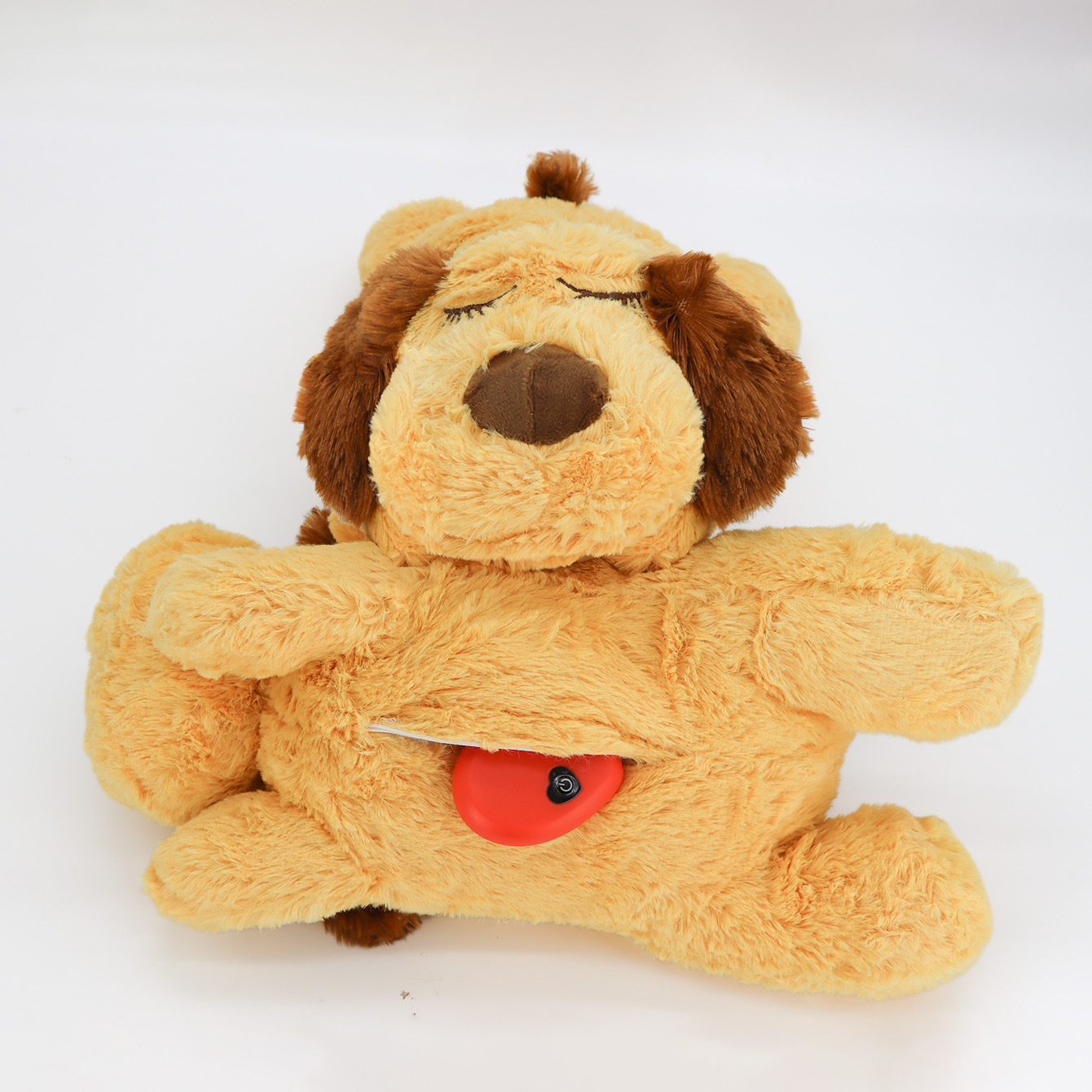 Pet soothing toys, plush dog interactive heartbeat pet toys, anxiety companionship sleep toys, cat and dog toys Application Scenario