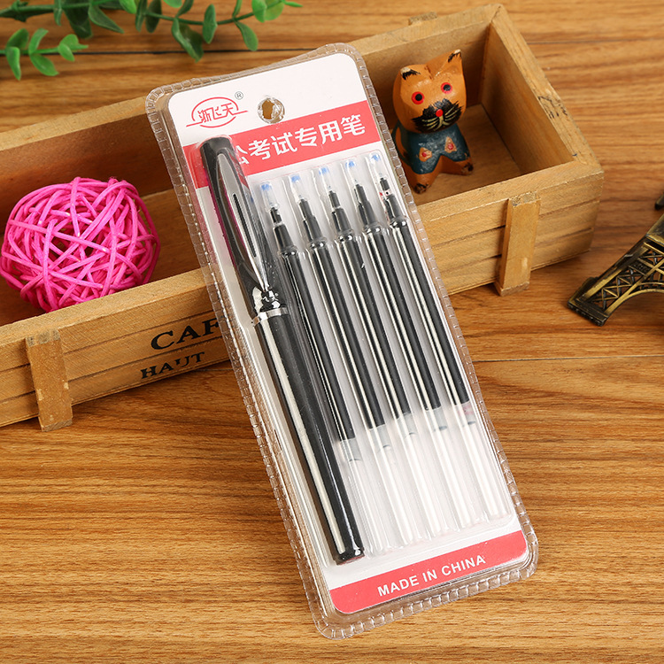 1+5 gel pen, five giant refills with interchangeable refills, binary gel pen supply