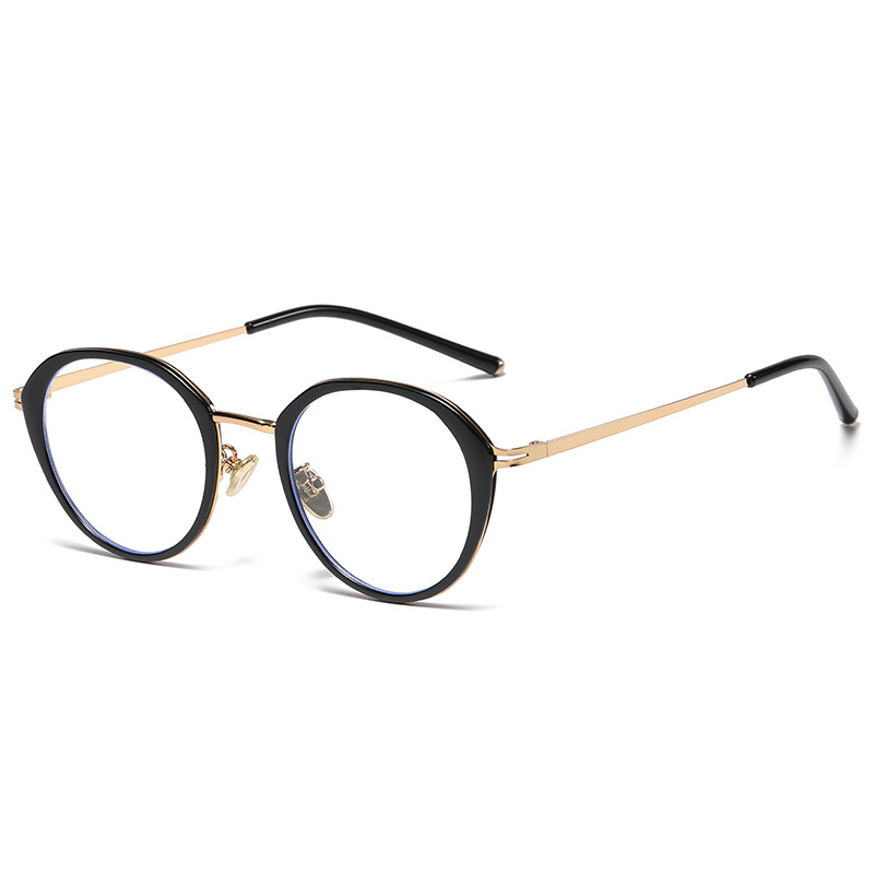 This is a super light, fashionable and fresh frosted eye frame from carin in South Korea. It features a round frame and anti-blue light protection Item Picture