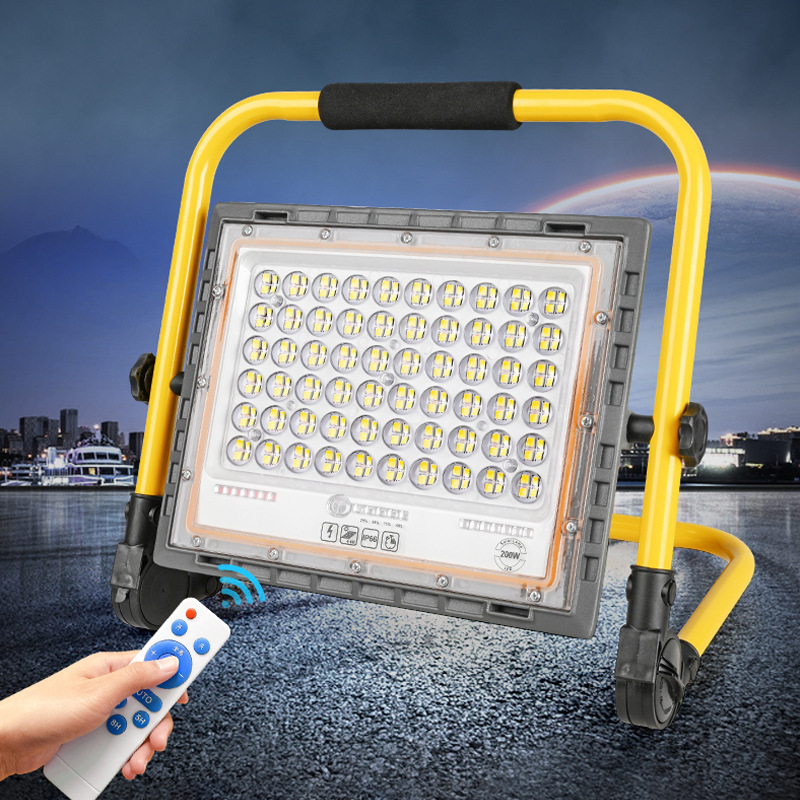 LED charging floodlights, portable outdoor mobile outdoor spotlights, searchlights, household waterproof camping lights Specification image