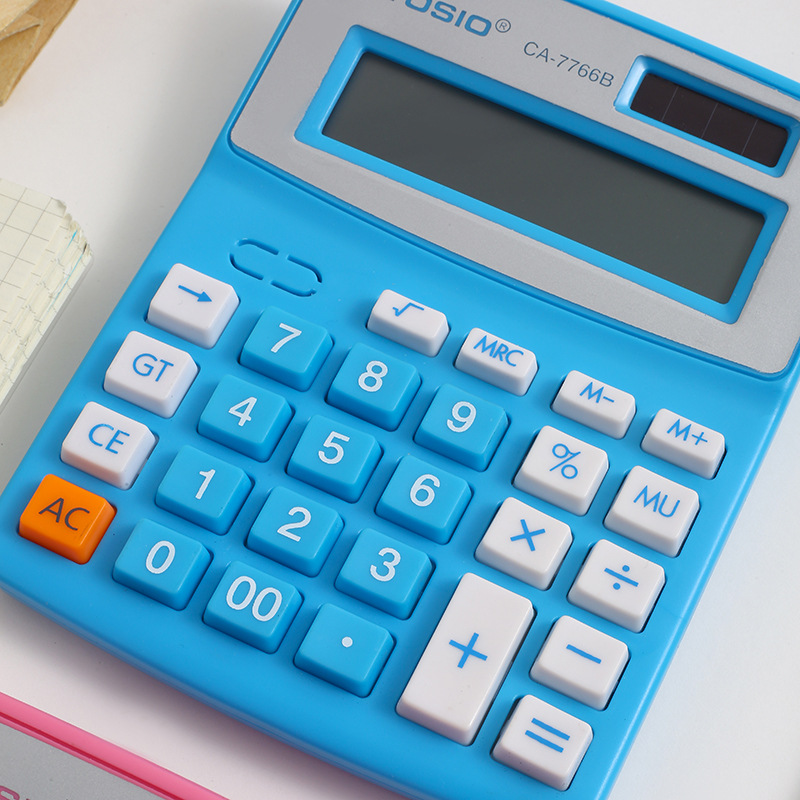 Office finance special computer wholesale pink small electronic calculator cute 12-bit multifunctional computer Specification drawing