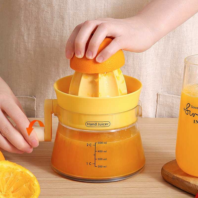 Household manual juicer, household orange juice juicer, lemon juicer, orange juice extruder, fruit juice magic tool details Picture