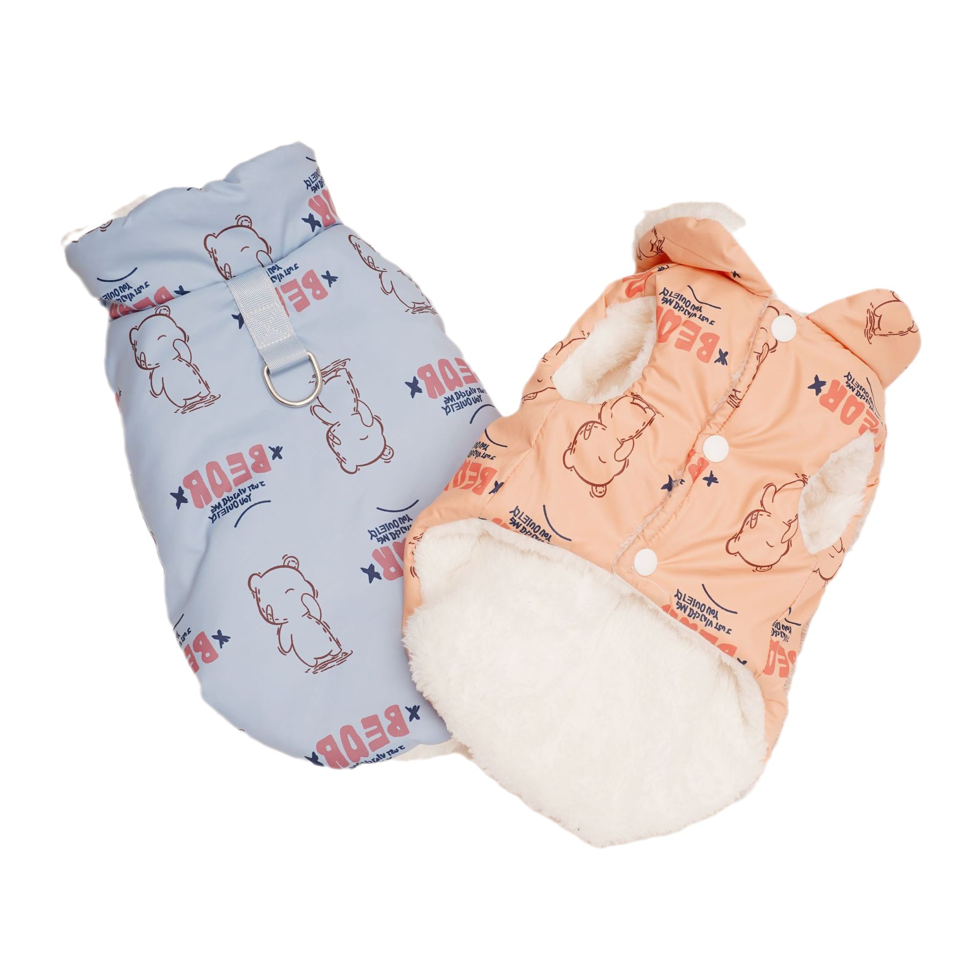 Gato cachorros ropa para perros ropa para mascotas otoño invierno chaqueta de algodón engrosado teddy by bear small dog venta caliente Item Picture