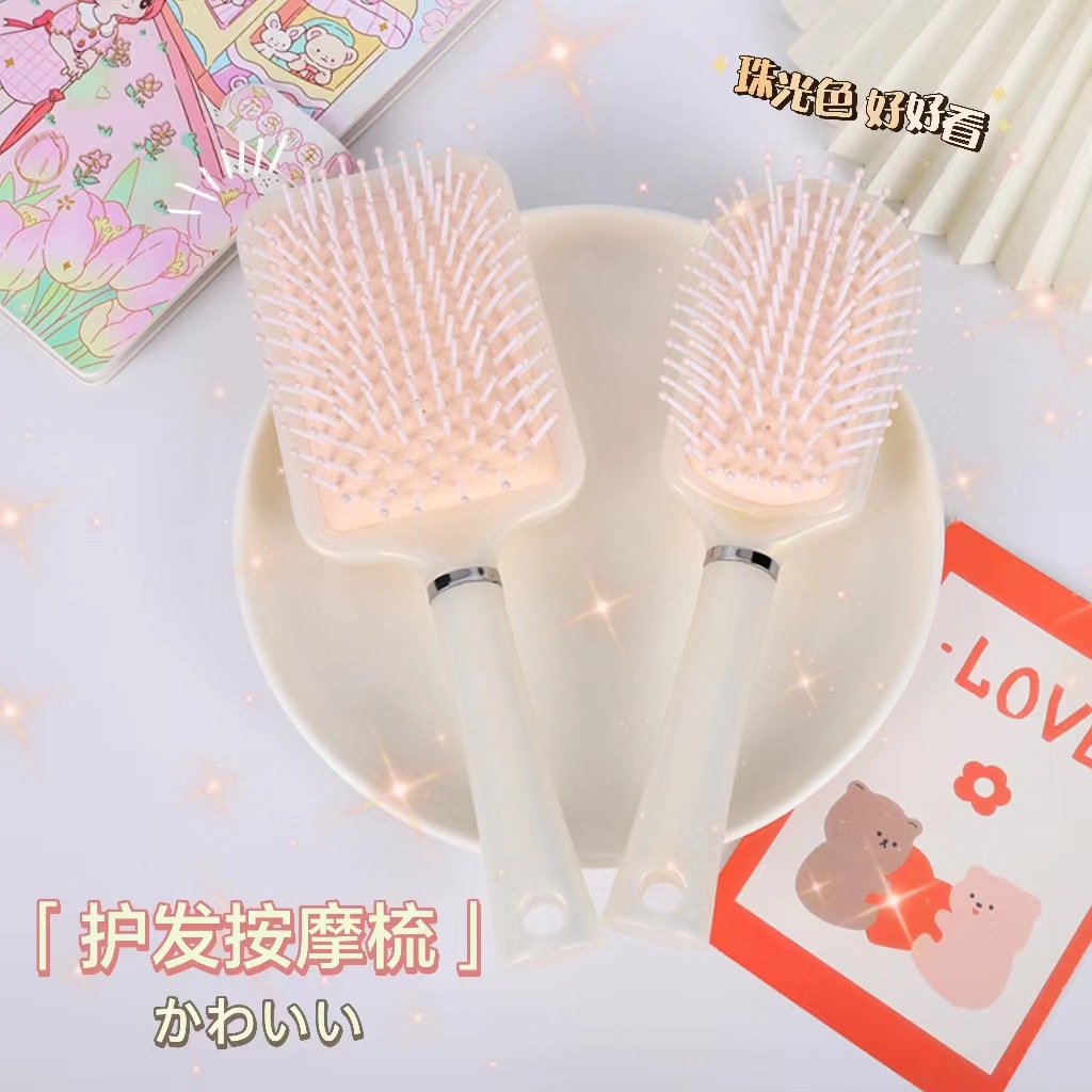 Fairy-like temperament, long hair curling air cushion comb, hair smoothing air cushion comb, household anti-static portable comb manufacturer wholesale Specification image