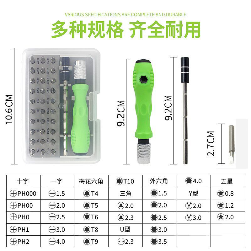 32-in-one screwdriver set, home multi-functional screwdriver kit, home disassembly and maintenance precision tools consignment Application Scenario