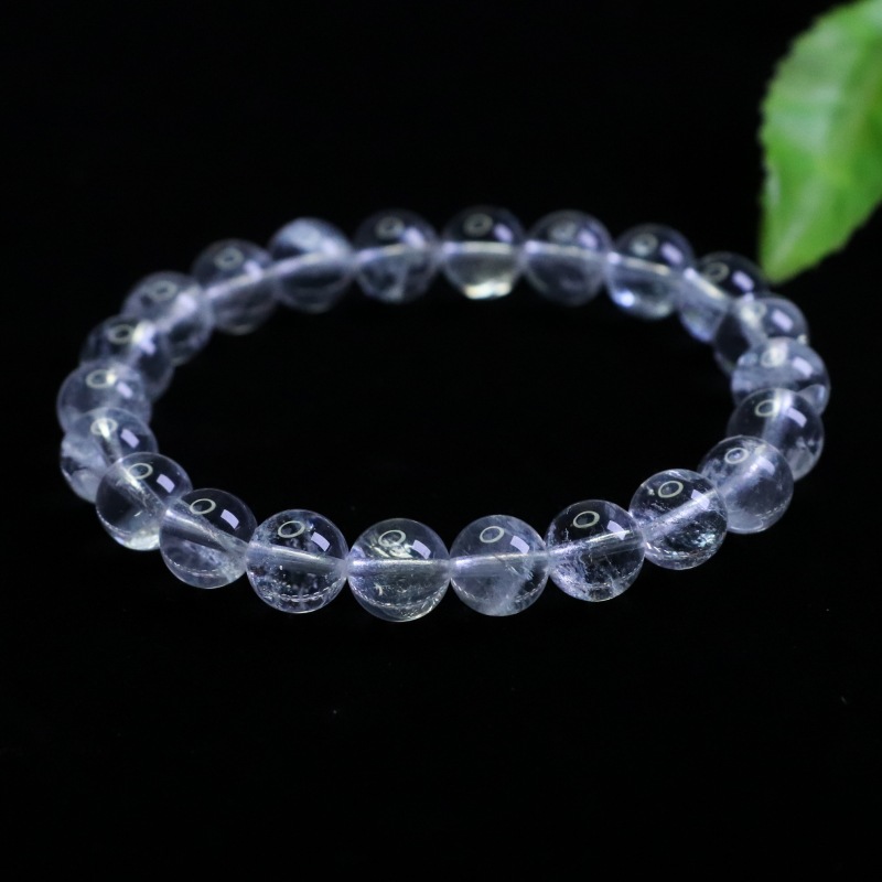 Aiyu Natural 3A White Crystal Bracelet White Asei White Ghost Semi-finished Product Handmade Loose Beads Wholesale AY5031905 Application Scenario