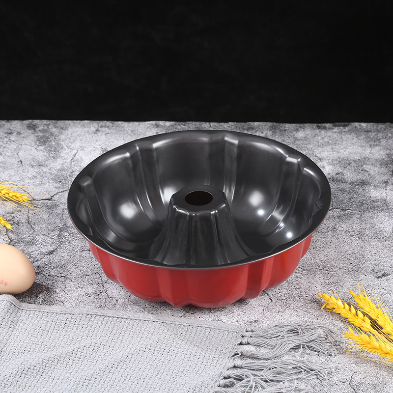 High Quality Baking Non-Stick Coating Pumpkin Cake Mold Gu Gu Hof Cake Mold 10 Inch Hollow Foundation Mold