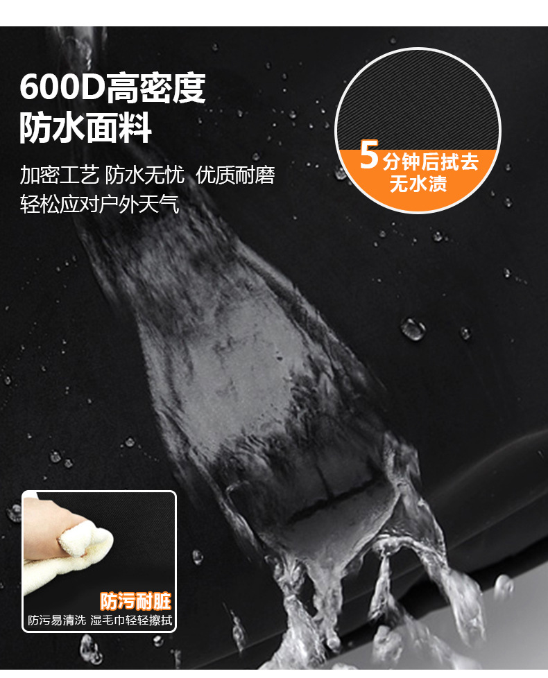 跨境男士简约休闲双肩包出差旅行大容量电脑背包潮流轻便学生书包 pic 6