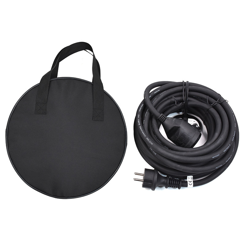 New energy circular charging gun bag, electric vehicle on-board charger storage bag, waterproof on-board charging gun storage bag Item Picture