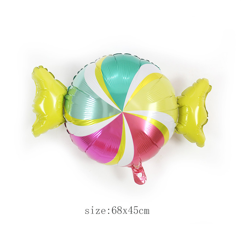 Amazon large doughnut popcorn, aluminum film balloon ice cream, children's birthday decoration and arrangement, helium balloon Application Scenario