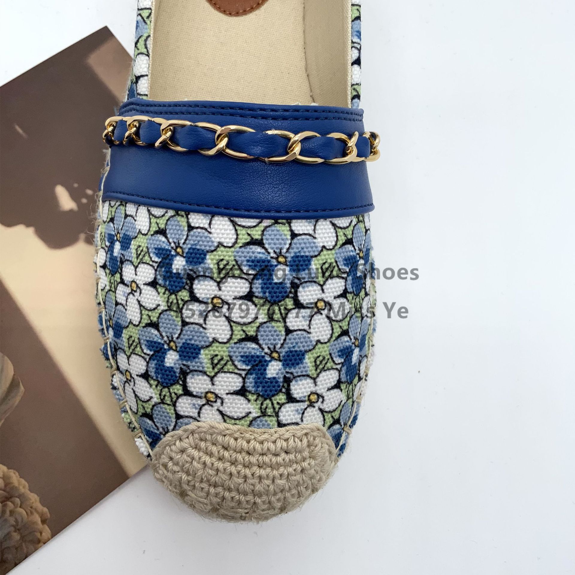 2022 New Spring And Summer Thick Sole Single Shoes Increase Single Shoes Guangzhou Women's Shoes Craft Shoes Floral Art Fresh Single Shoes Women Application Scenario