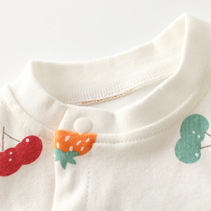 Baby Spring And Autumn Onesie Newborn Autumn And Winter Long Sleeve Air Conditioning Clothing Crawl Clothing Baby Winter Pajamas Specification drawing