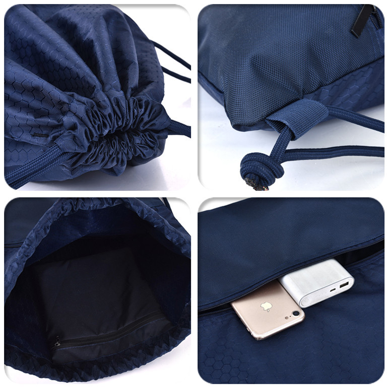 Oxford Cloth Bundle Pocket Drawstring Backpack Large Capacity Lightweight Travel Bag Outdoor Sports Fitness Basketball Bag Wholesale Application Scenario
