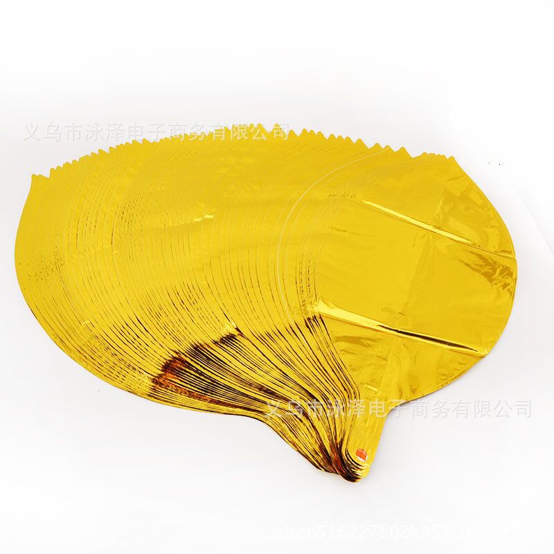 Venta directa de fábrica 15 "8 colores redondo 4 lados globo de película de aluminio decoración de boda fiesta de cumpleaños details Picture