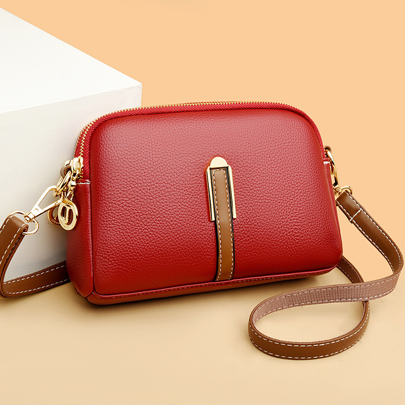 Women's Bag 2023 New Spring And Summer Shell Bag Korean Version Simple Shoulder Bag Purse Texture Foreign Style Crossbody Bag details Picture
