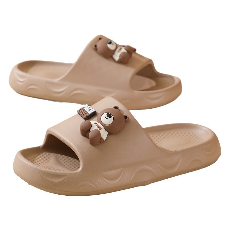 New summer slippers EVA slippers step on shit sandals men's and women's slippers Thick soled bathroom slippers deodorant slip-proof Item Picture