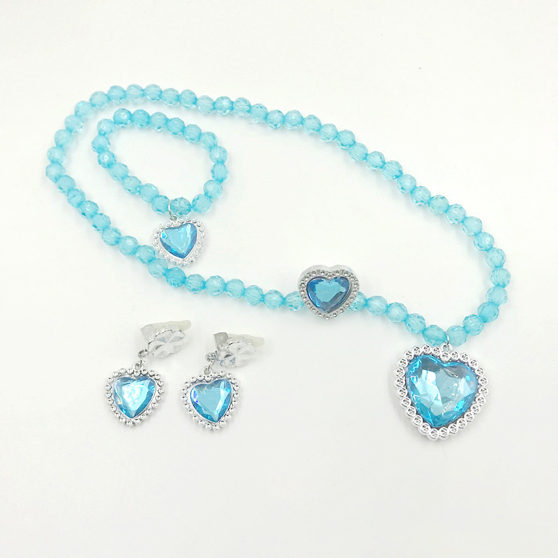 In stock and available for order. Aliexpress Amazon ice and snow multi-color pendant necklace Item Picture