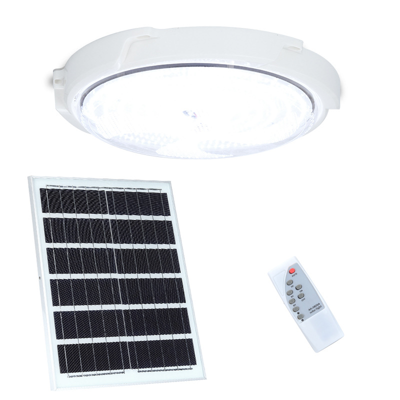 Solar Ceiling Lights Home Indoor Remote Control High-Power Cross-Border New Balcony Led Corridor Solar Lights Application Scenario