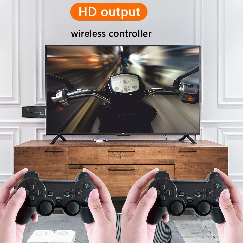 M8 home TV game console 4K high-definition wireless controller PS1 Retro arcade game console wholesale pic 2