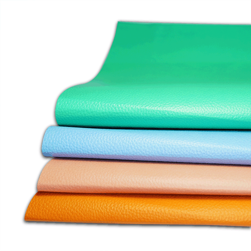 Litchi fabric pattern in stock wholesale, pu leather, ultra-flat leather, notebook leather, decorative packaging, multi-color fabric Item Picture