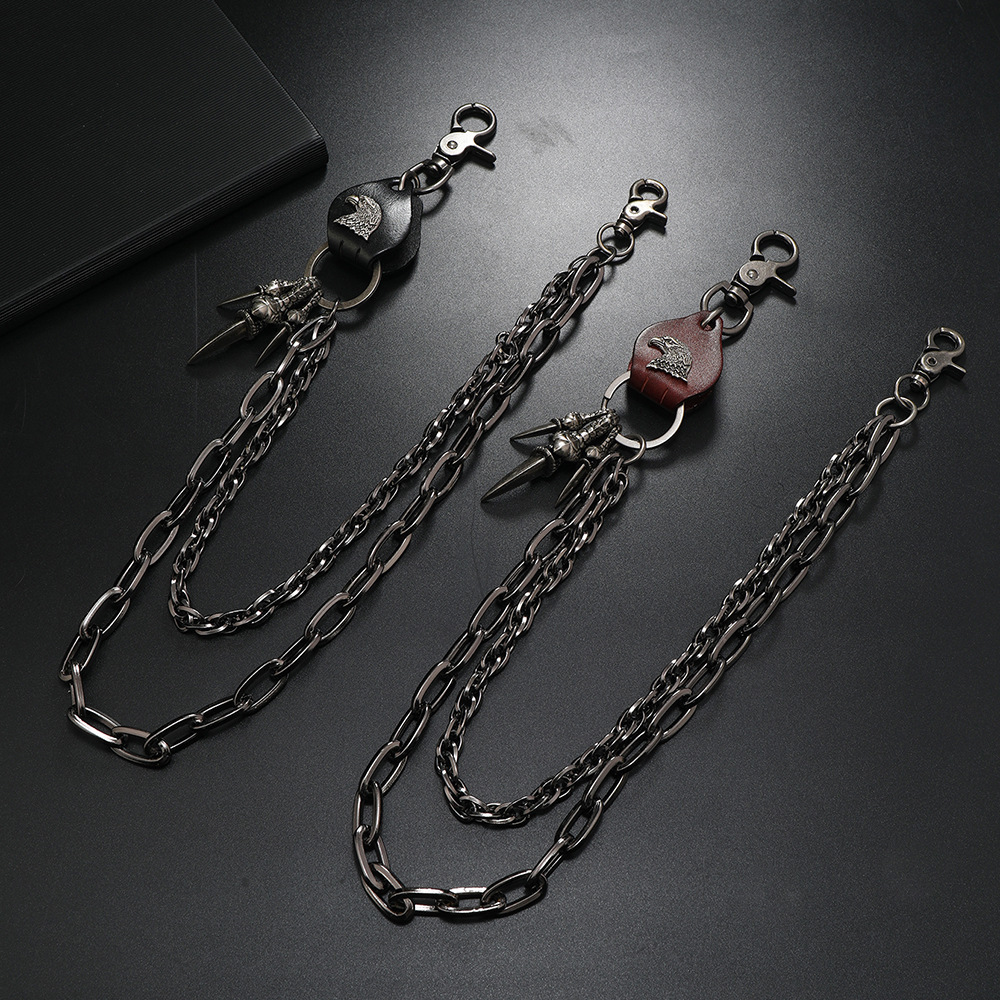 Cool and trendy men's and women's trouser chain, punk hip-hop street dance, denim waist chain, fashionable and versatile metal trouser accessories Application Scenario