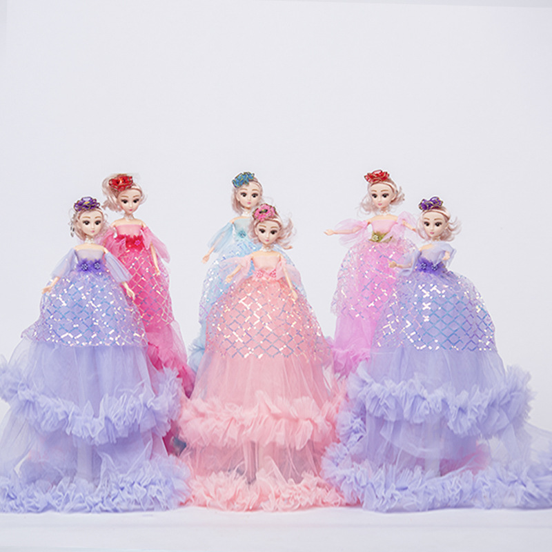 DIY双层娃娃 娃娃公主过家家玩具 送女孩生日玩偶礼物厂家批发图