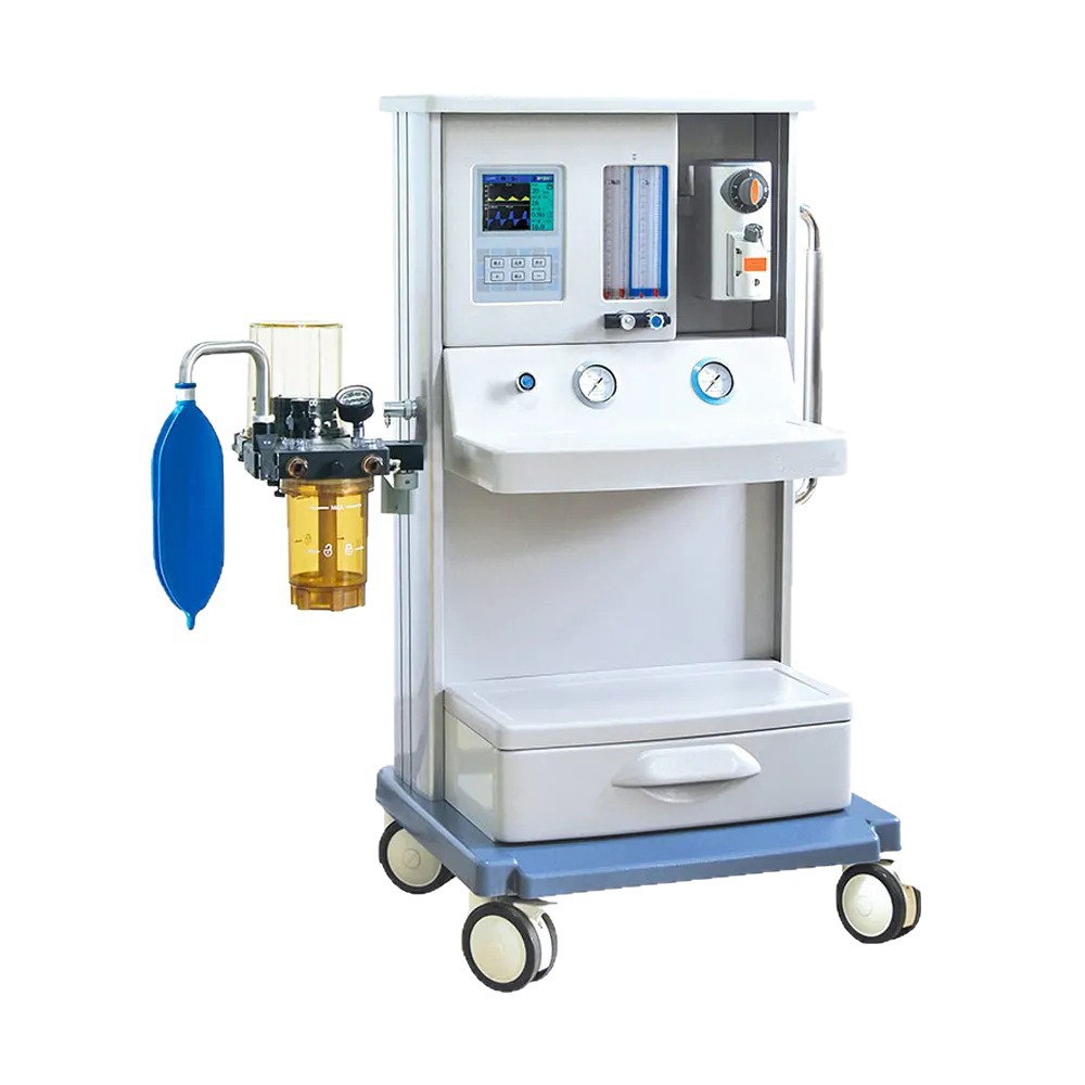 Cross-border exclusive supply of JINLING-820 anesthesia machine, single-tank position high-definition display fixed-volume function medical anesthesia machine Item Picture