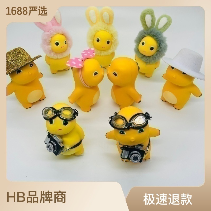 批发多种款式小奶龙捏捏乐慢回弹奶龙抖音解压小奶龙可爱大奶龙详情图1